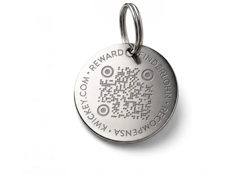 KWICKEY stainless steel tag