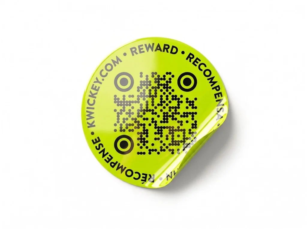 KWICKEY® Sticker mit QR-Code
